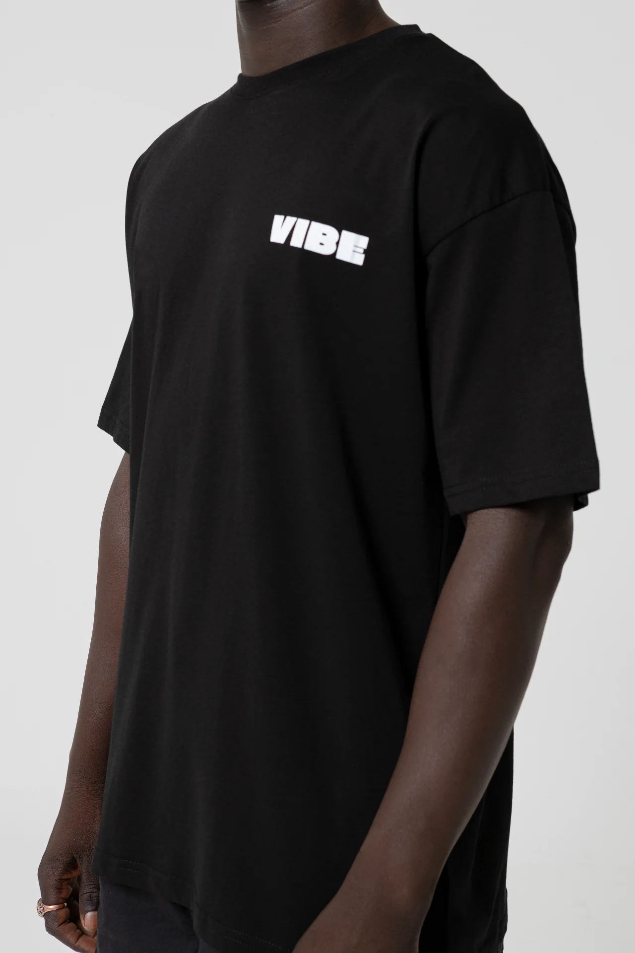 Soda Vibe Oversize Siyah T-Shirt