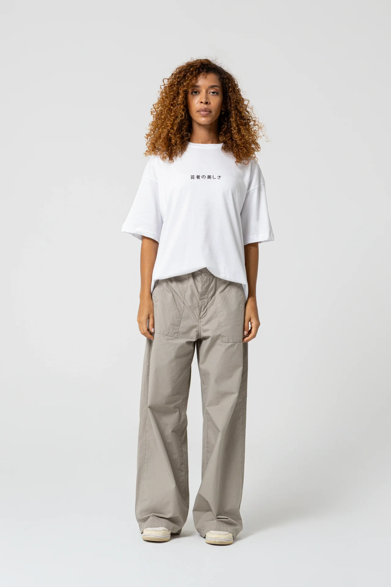 Tokyo Oversize Beyaz T-Shirt