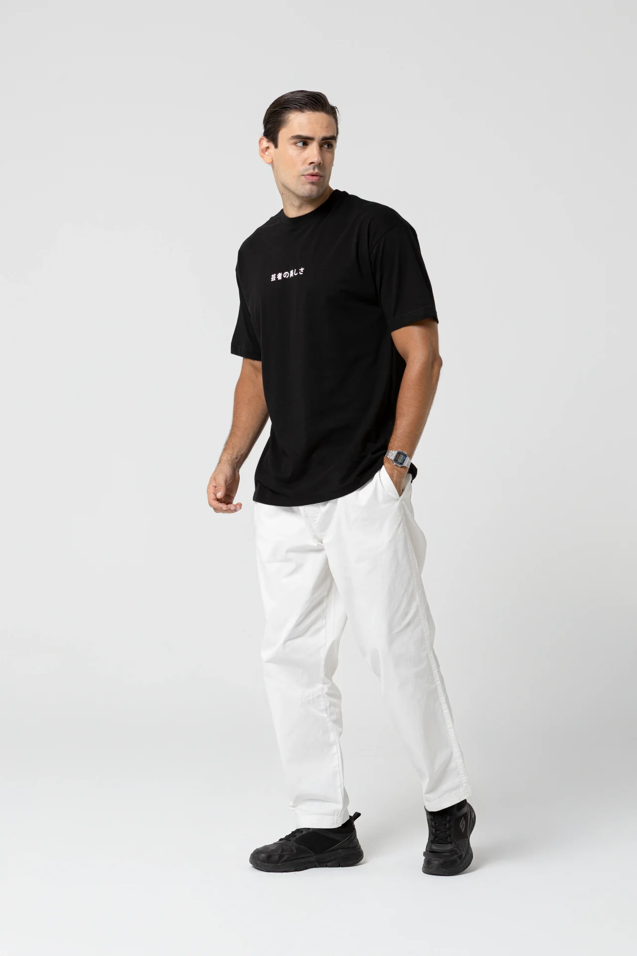 Tokyo Oversize Siyah T-Shirt
