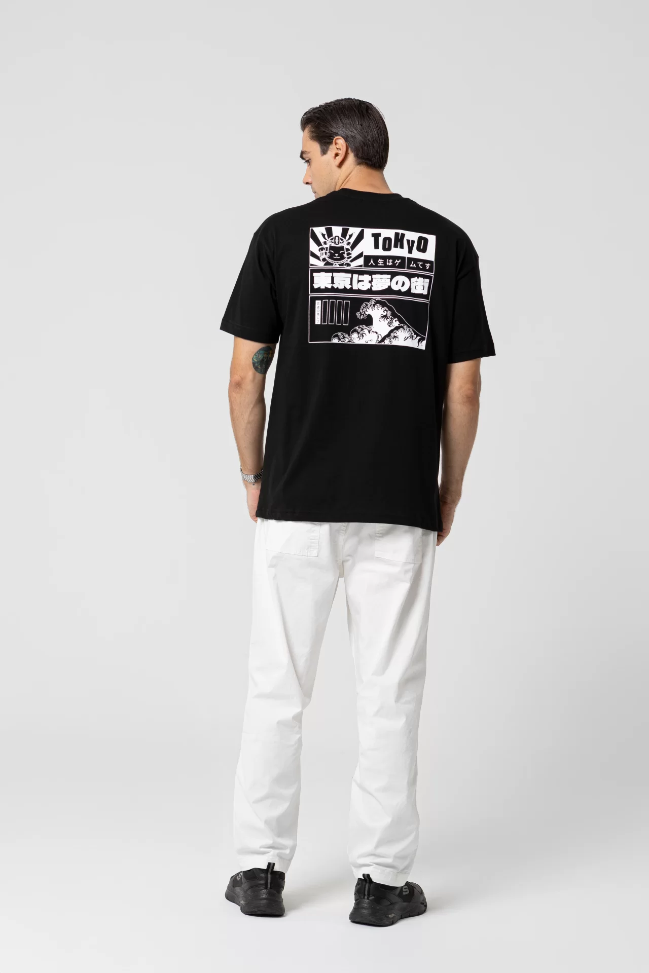 Tokyo Oversize Siyah T-Shirt