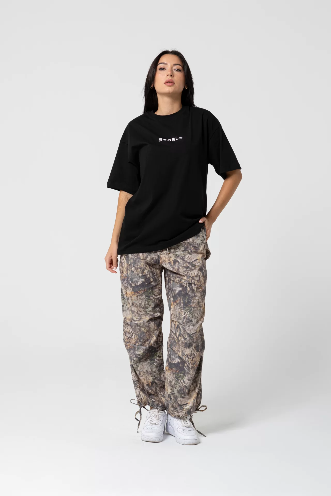 Tokyo Oversize Siyah T-Shirt