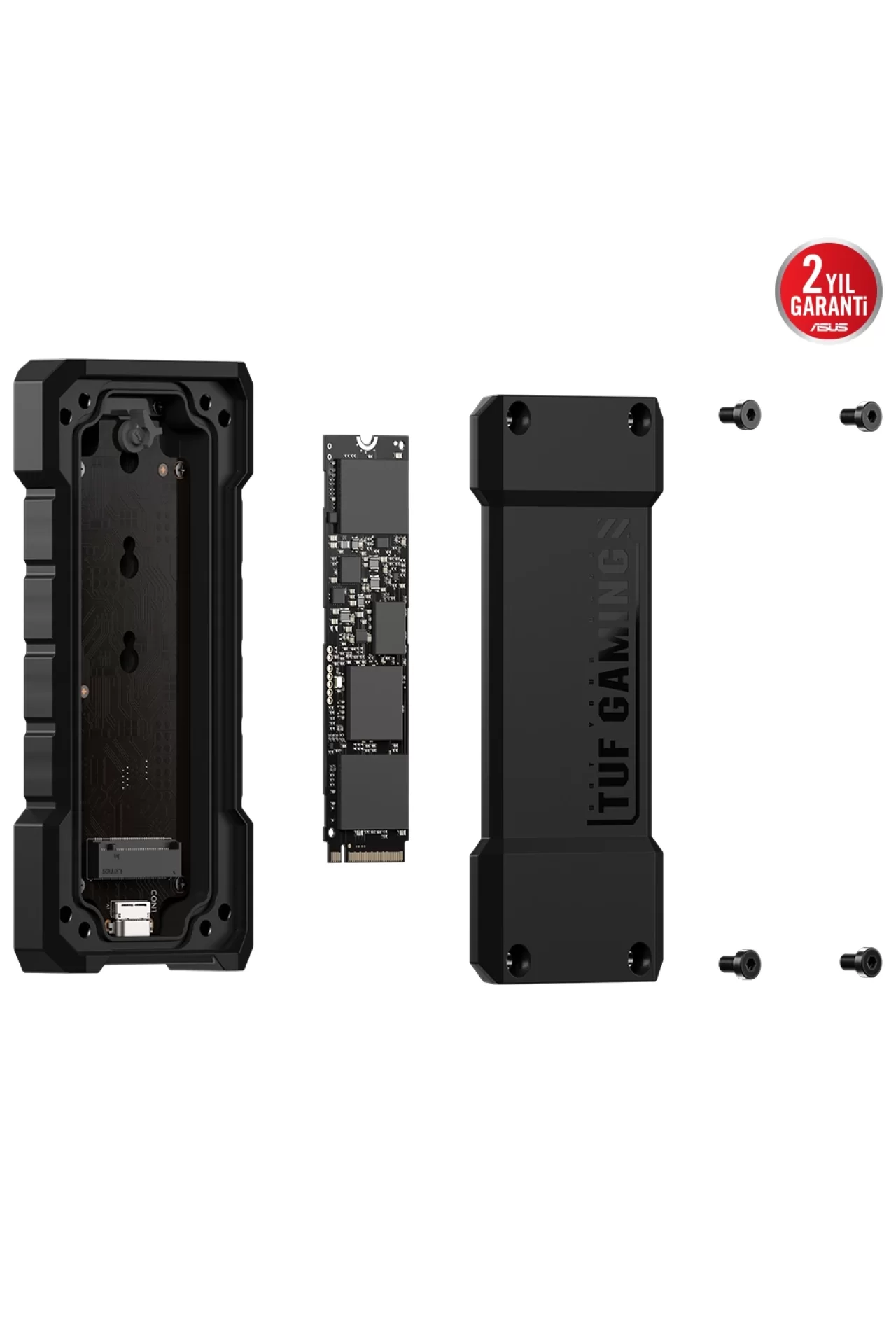 Asus Tuf Gaming A2 USB-C 3.2 Gen 2×2 M.2 NVMe SATA SSD Kutusu