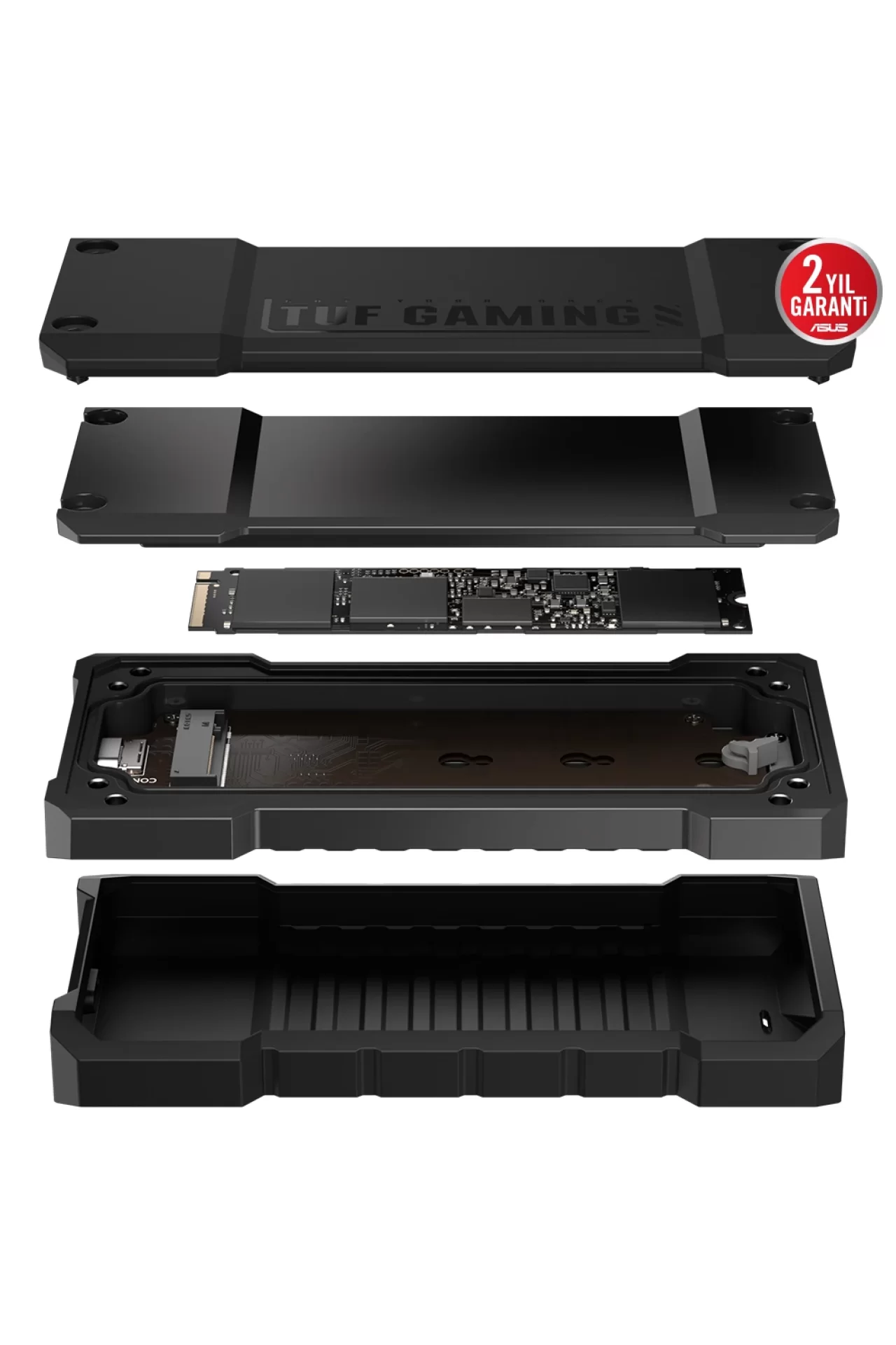 Asus Tuf Gaming A2 USB-C 3.2 Gen 2×2 M.2 NVMe SATA SSD Kutusu