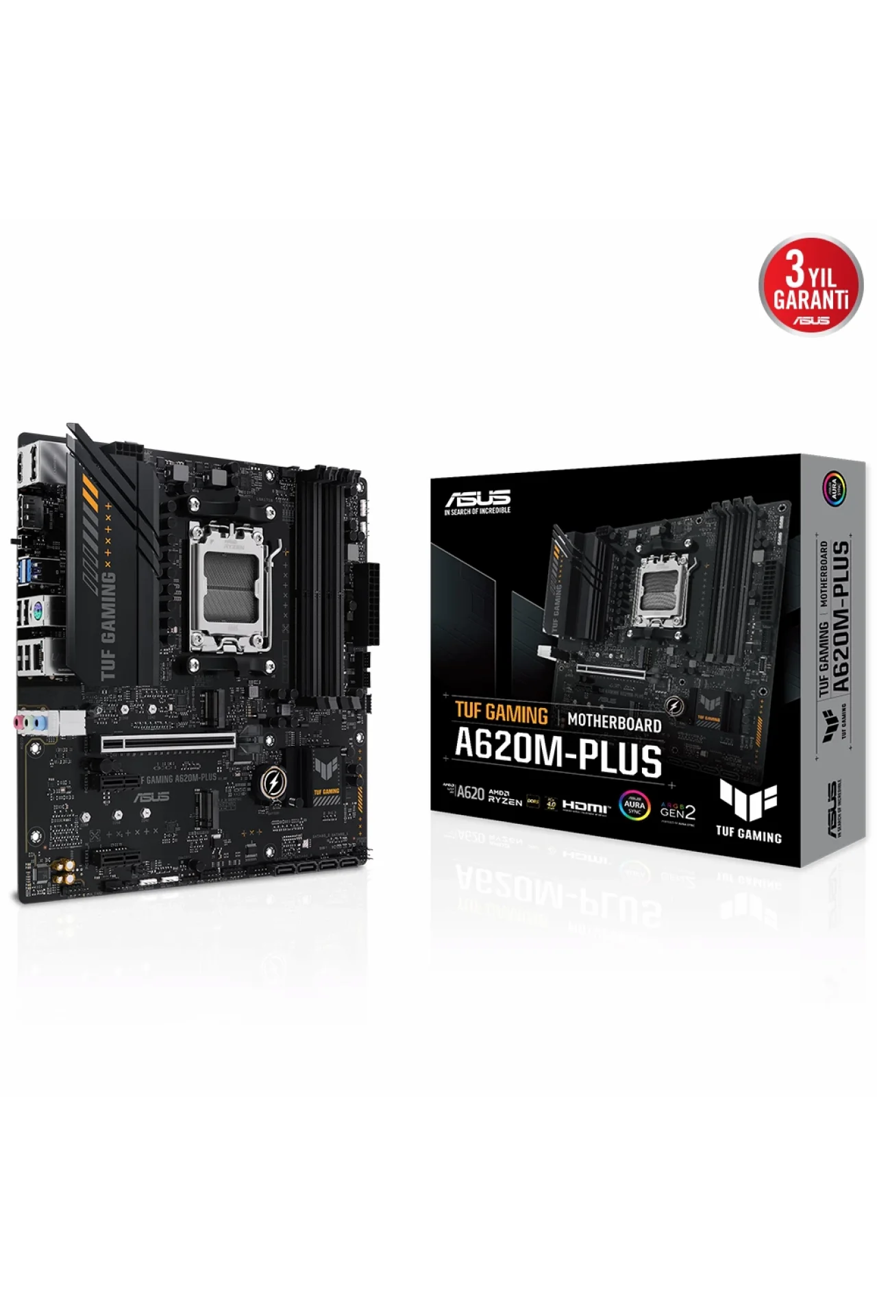 Asus Tuf Gaming A620M-Plus 6400MHz (OC) Anakart