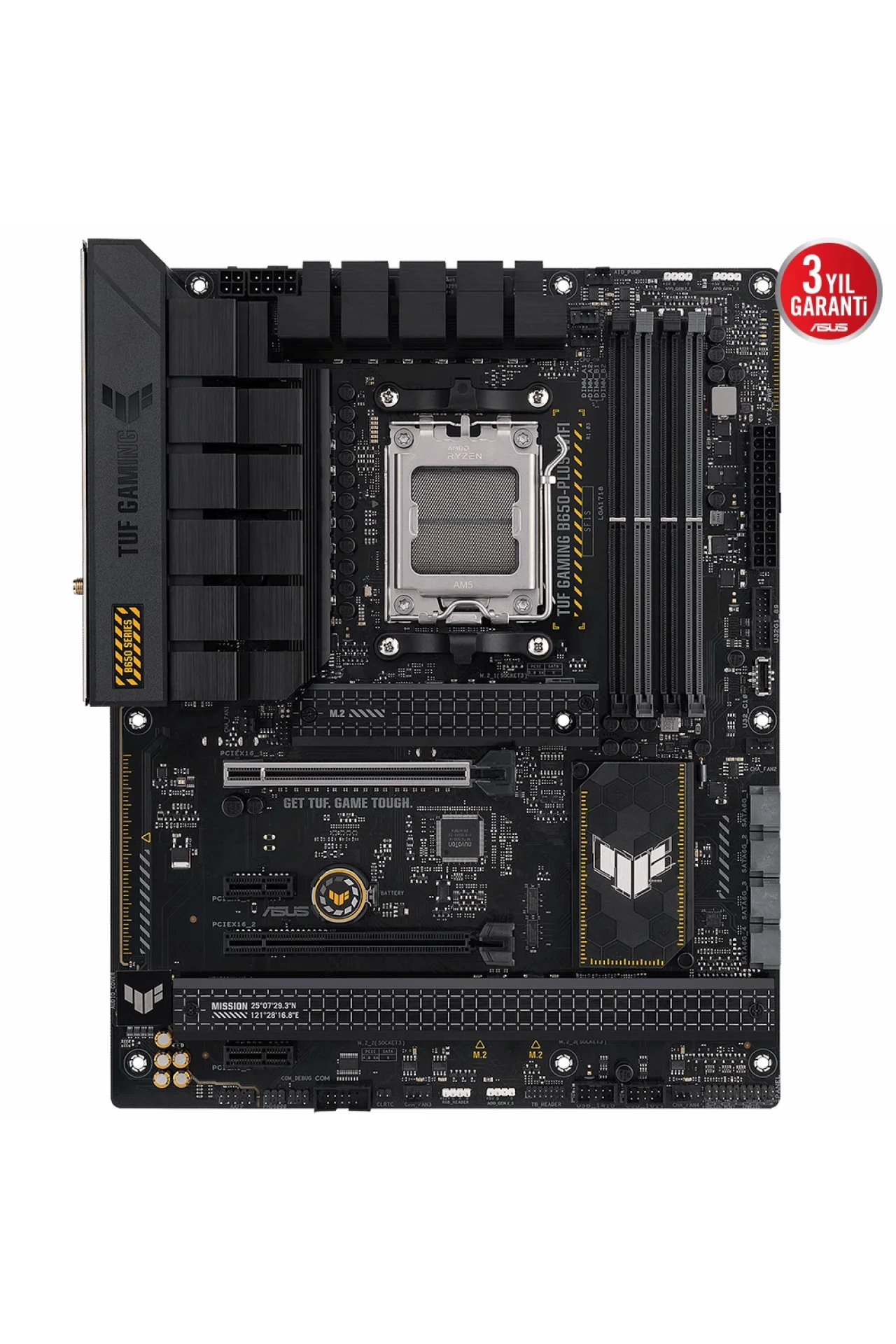 Asus Tuf Gaming B650-Plus Wifi AM5 DDR5 Ses Glan DP
