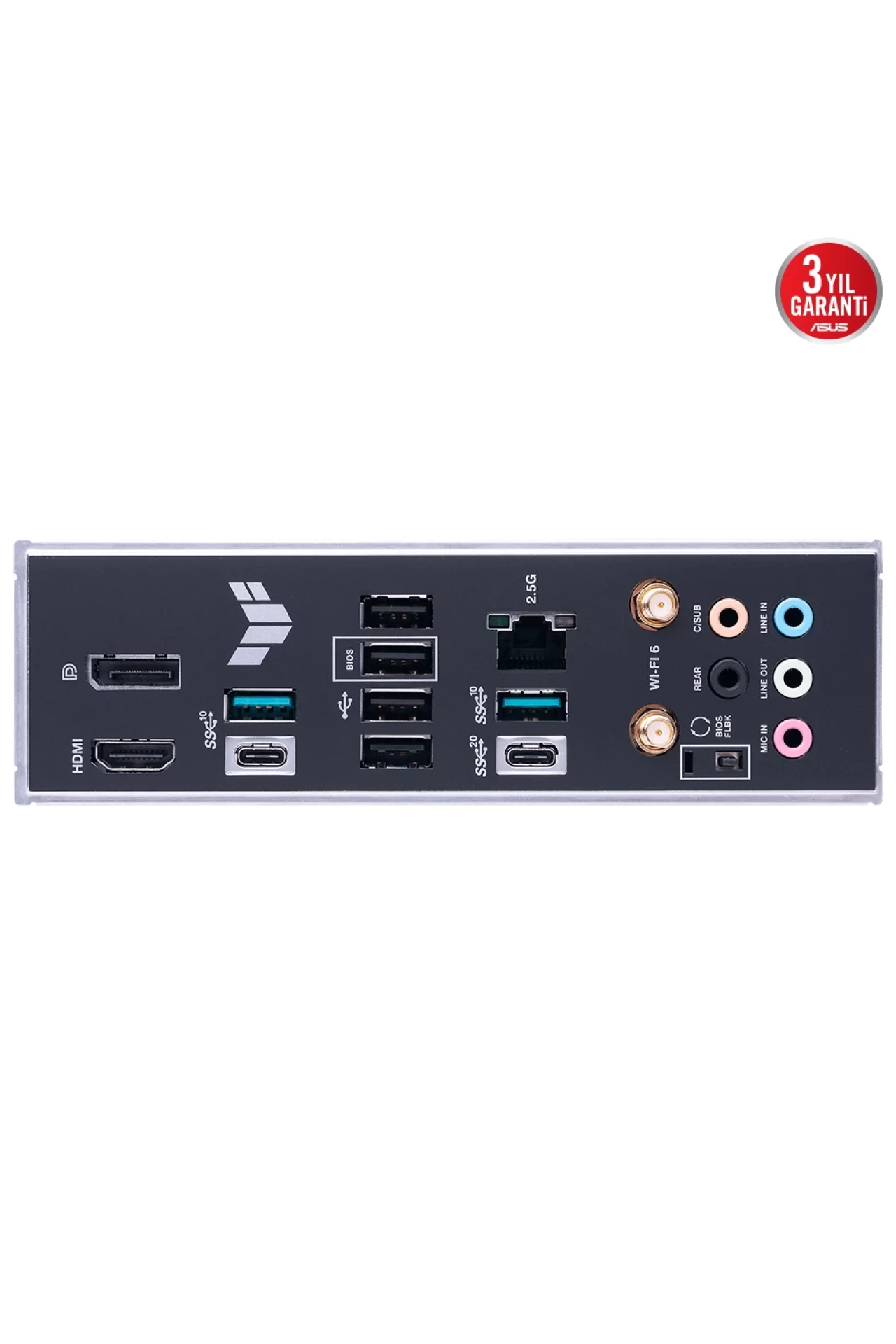Asus Tuf Gaming B650-Plus Wifi AM5 DDR5 Ses Glan DP