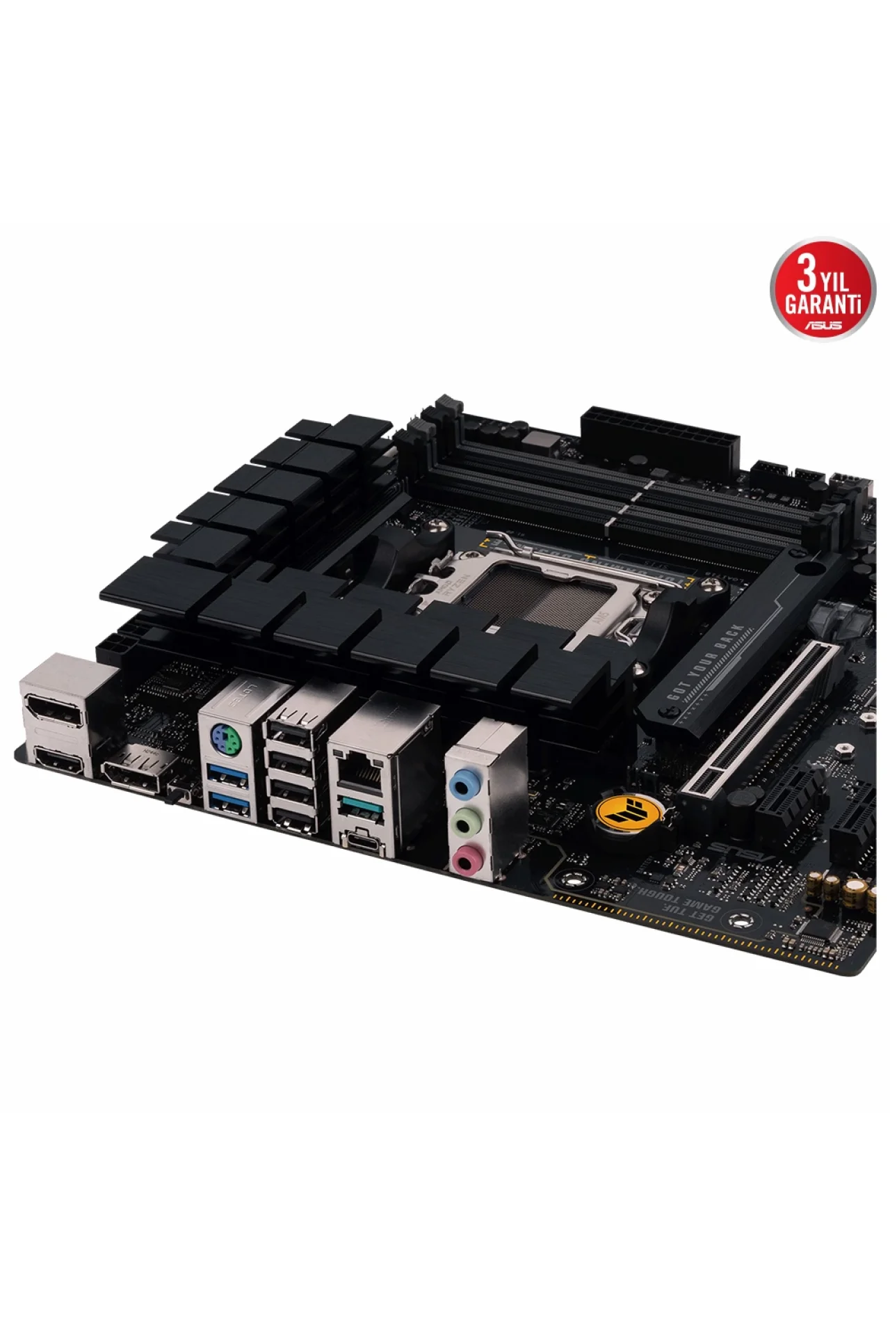 Asus Tuf Gaming B650M-E 6400MHz (OC) DDR5 Soket AM5 M.2 HDMI DP mATX Anakart