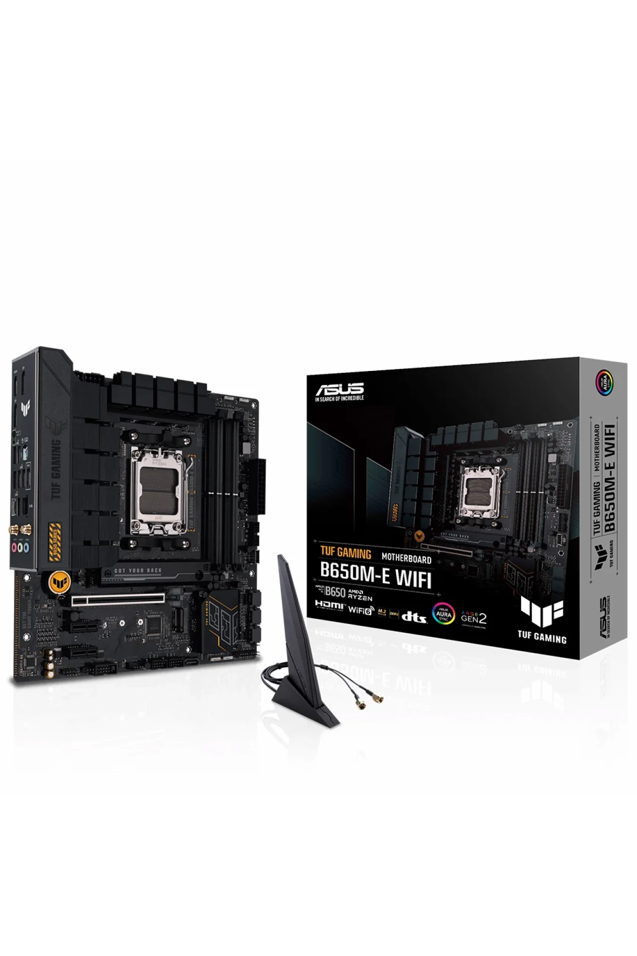 Asus Tuf Gaming B650M-E WiFi 6400MHz (OC) DDR5 Soket AM5 M.2 HDMI Mini DP mATX Anakart