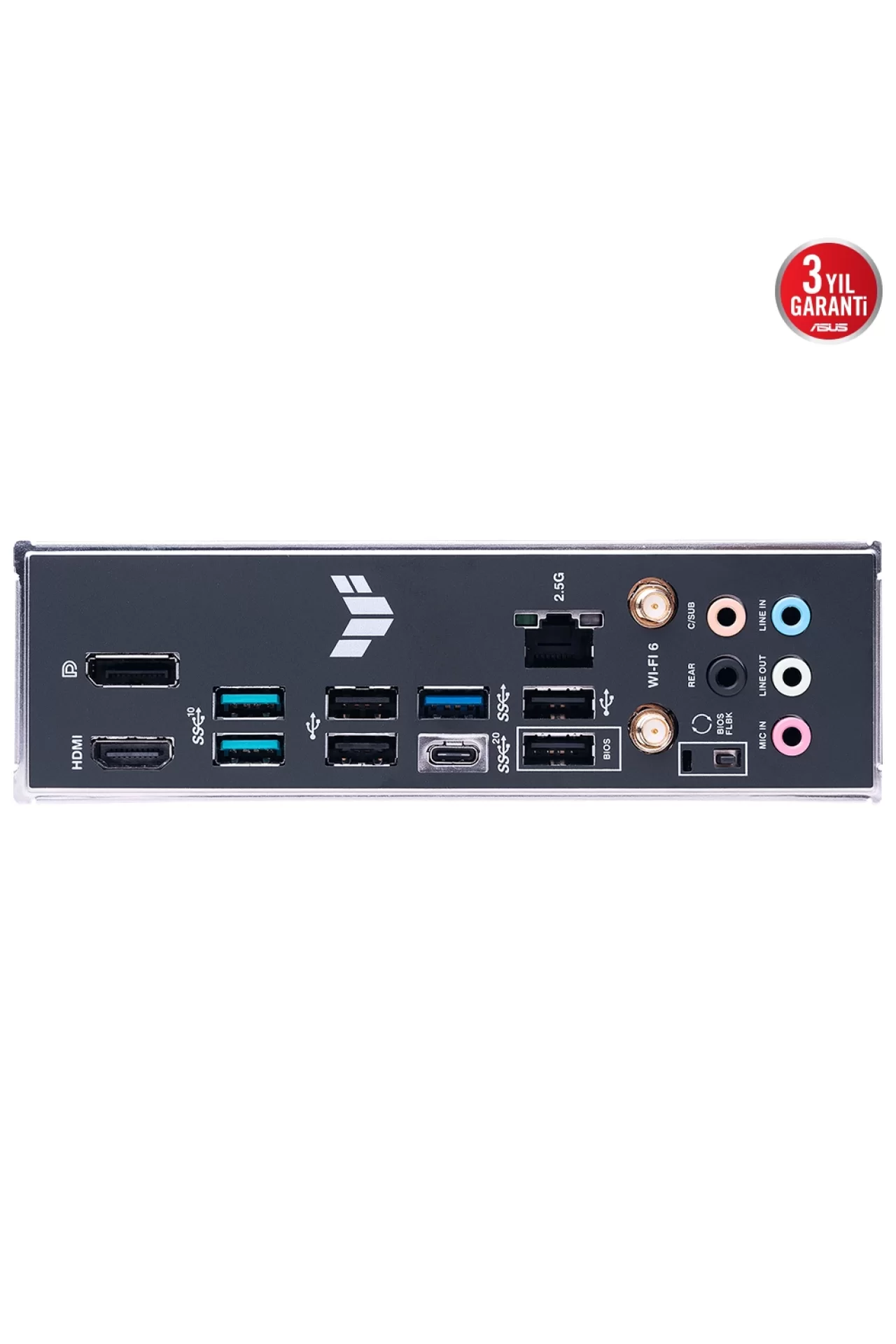 Asus Tuf Gaming B650M-PLUS WiFi 6400MHz(OC) DDR5 Soket AM5 M.2 HDMI DP mATX Anakart