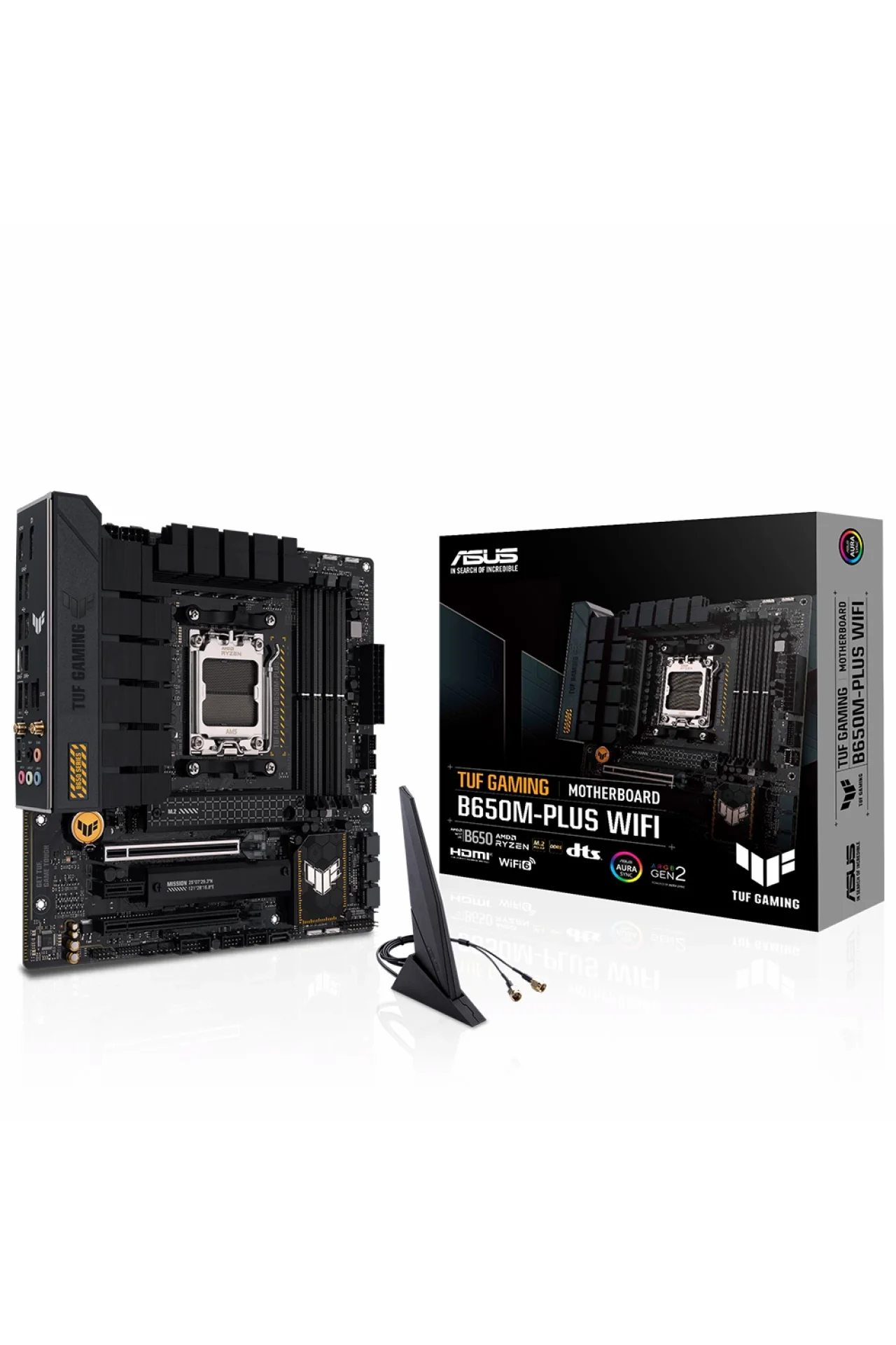 Asus Tuf Gaming B650M-PLUS WiFi 6400MHz(OC) DDR5 Soket AM5 M.2 HDMI DP mATX Anakart