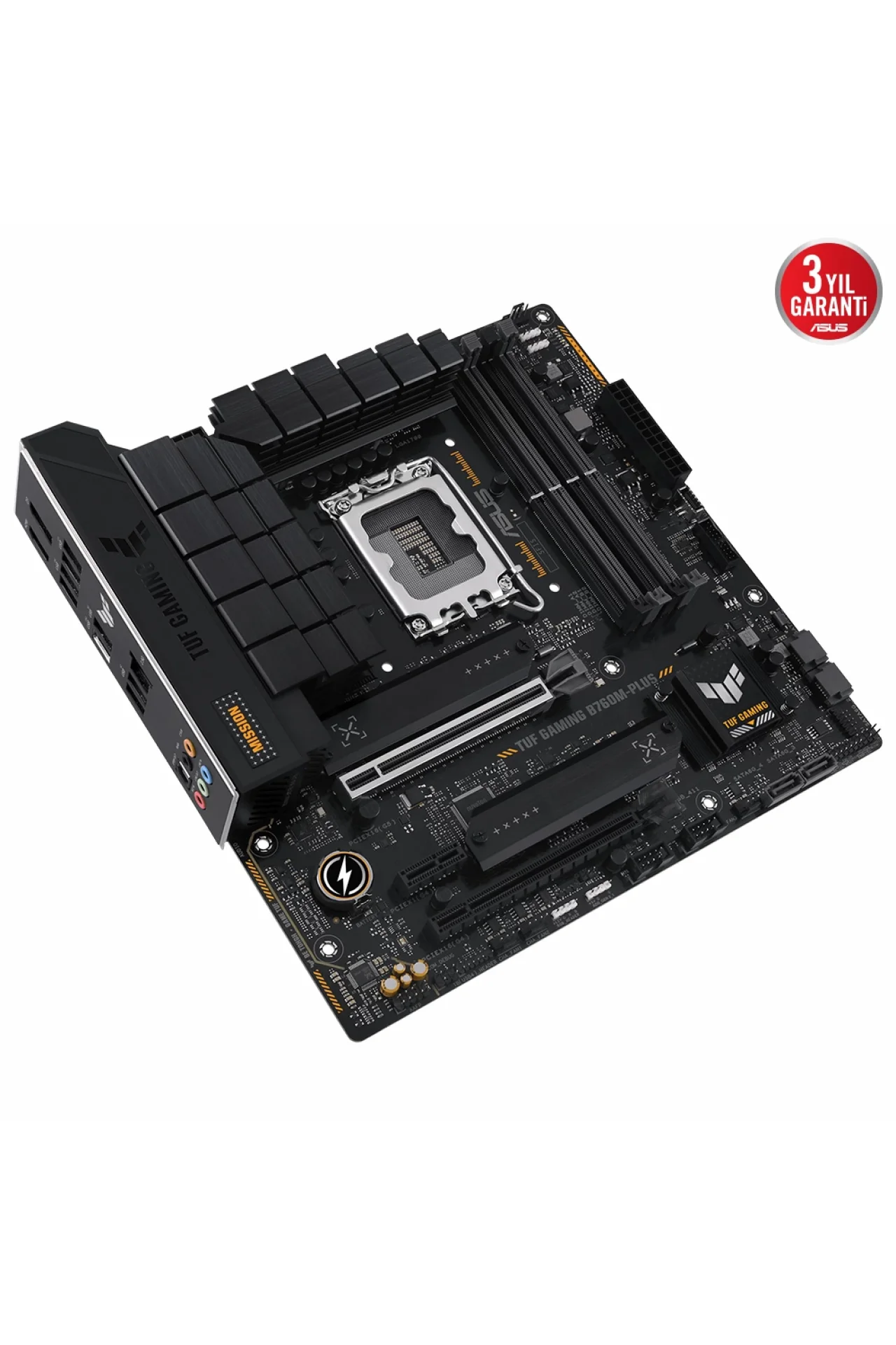 Asus Tuf Gaming B760M-Plus 7200MHz (OC) DDR5 Soket 1700 M.2 HDMI DP mATX Anakart