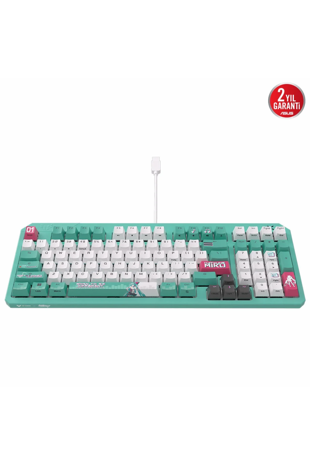 Asus Tuf Gaming K3 Gen II Hatsune Miku Klavye