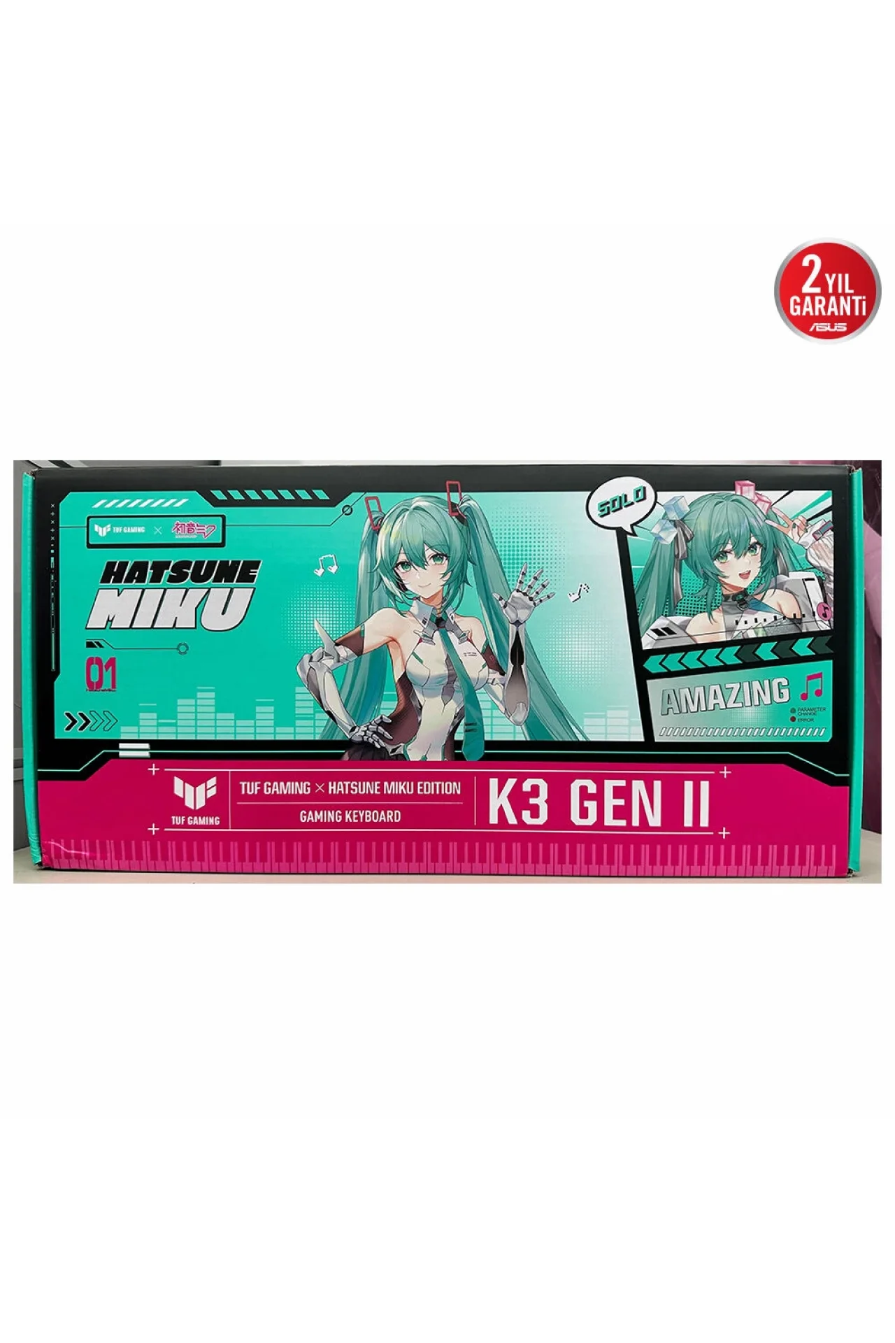 Asus Tuf Gaming K3 Gen II Hatsune Miku Klavye