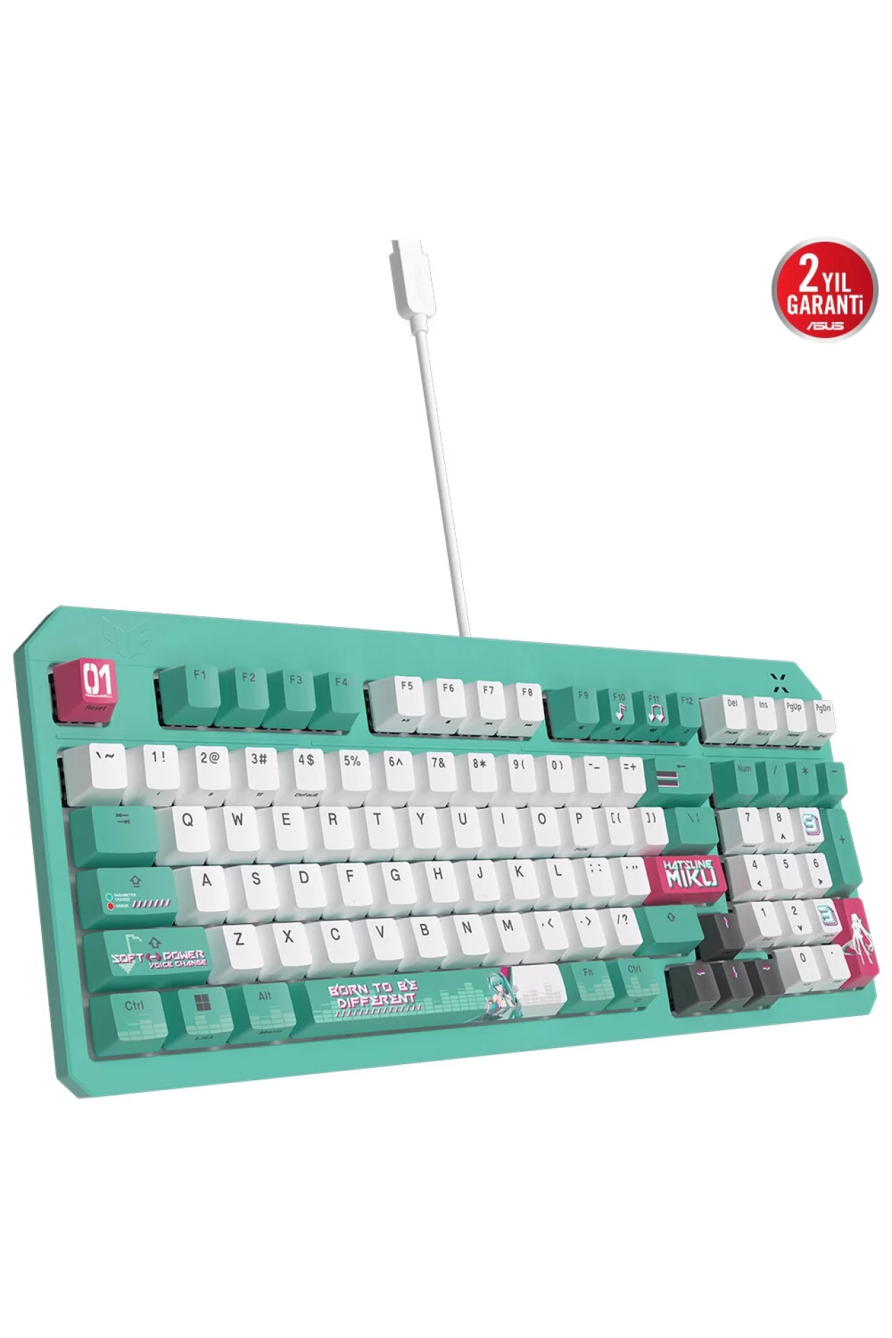 Asus Tuf Gaming K3 Gen II Hatsune Miku Klavye