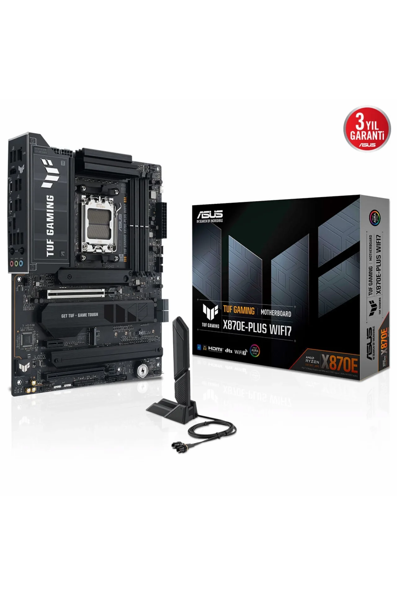 Asus Tuf Gaming X870E-PLUS WIFI7 8000MHz Anakart