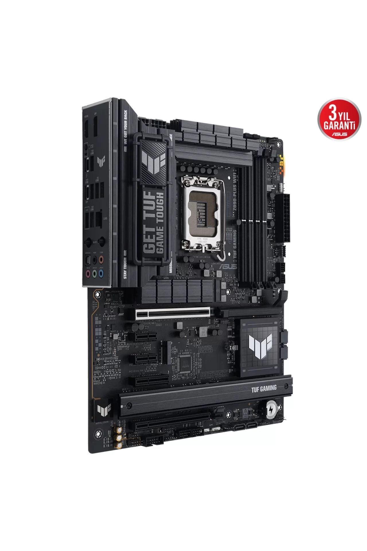 Asus TUF Gaming Z890-Plus WiFi 9066MHz (OC) DDR5 Soket LGA1851 M.2 HDMI DP ATX Anakart