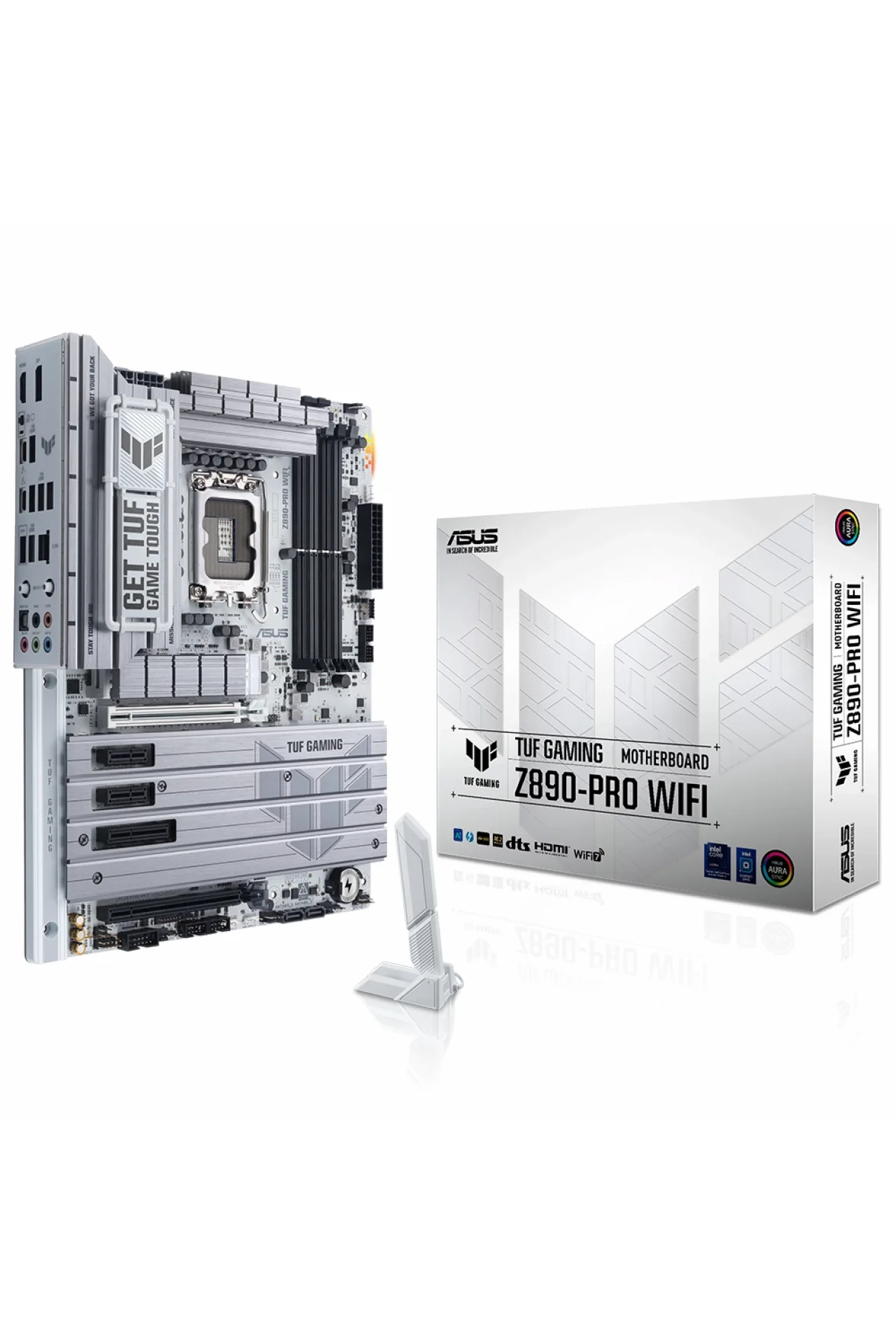 Asus TUF Gaming Z890-Pro WiFi 9066MHz (OC) DDR5 Soket LGA1851 M.2 HDMI DP ATX Anakart