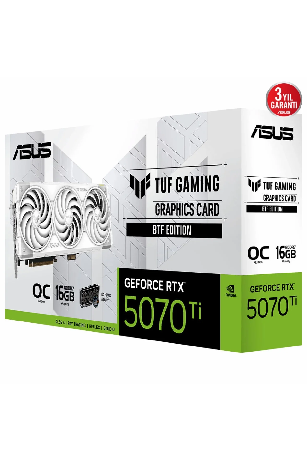 Asus Tuf Gaming GeForce RTX 5070 Ti 16GB GDDR7 BTF White OC
