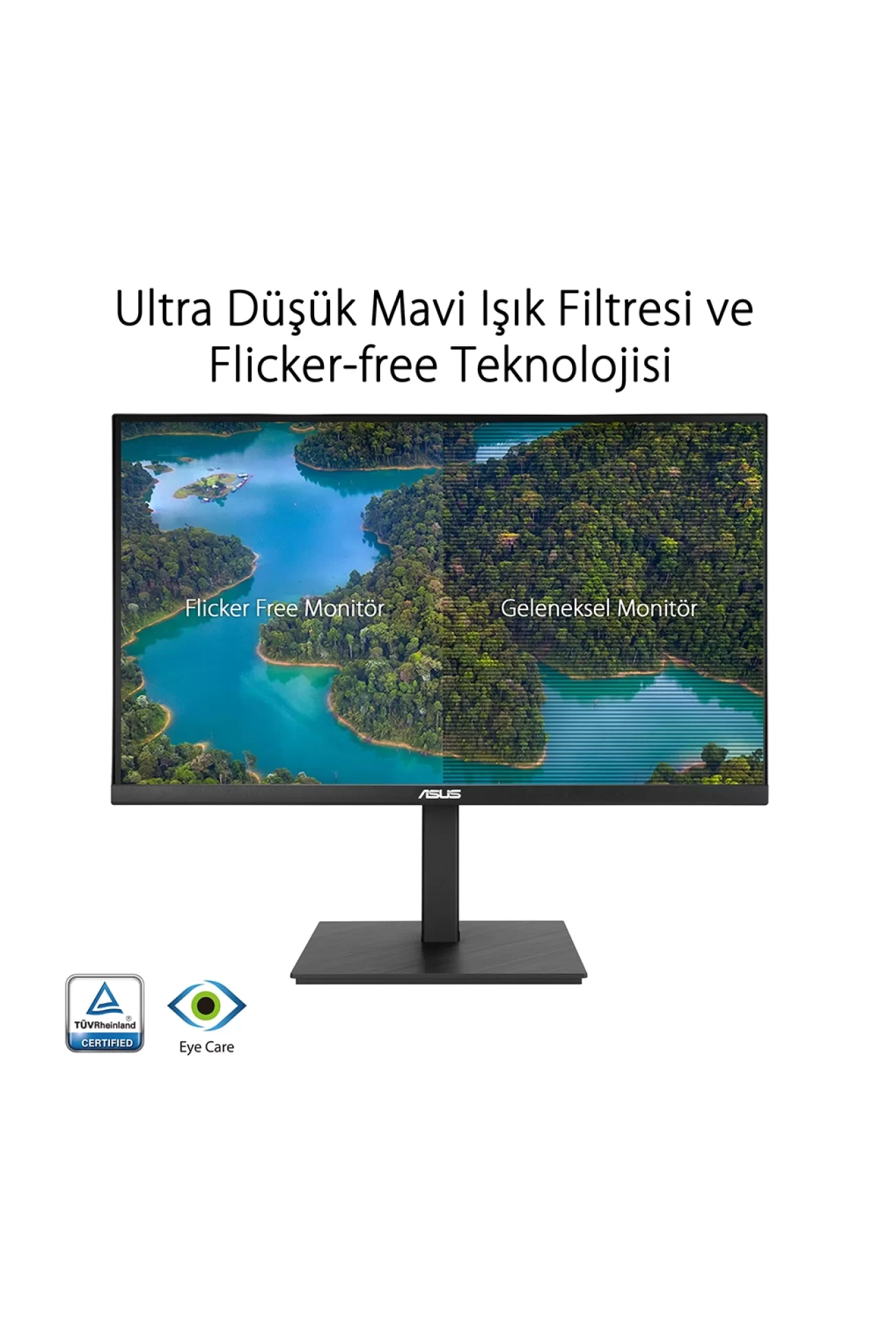 Asus VA27AQSB 27 inç 75Hz 1ms 2K WQHD Adaptive Sync IPS Pivot Monitör