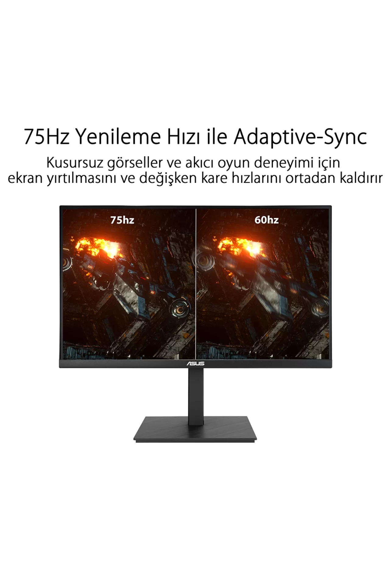 Asus VA27AQSB 27 inç 75Hz 1ms 2K WQHD Adaptive Sync IPS Pivot Monitör