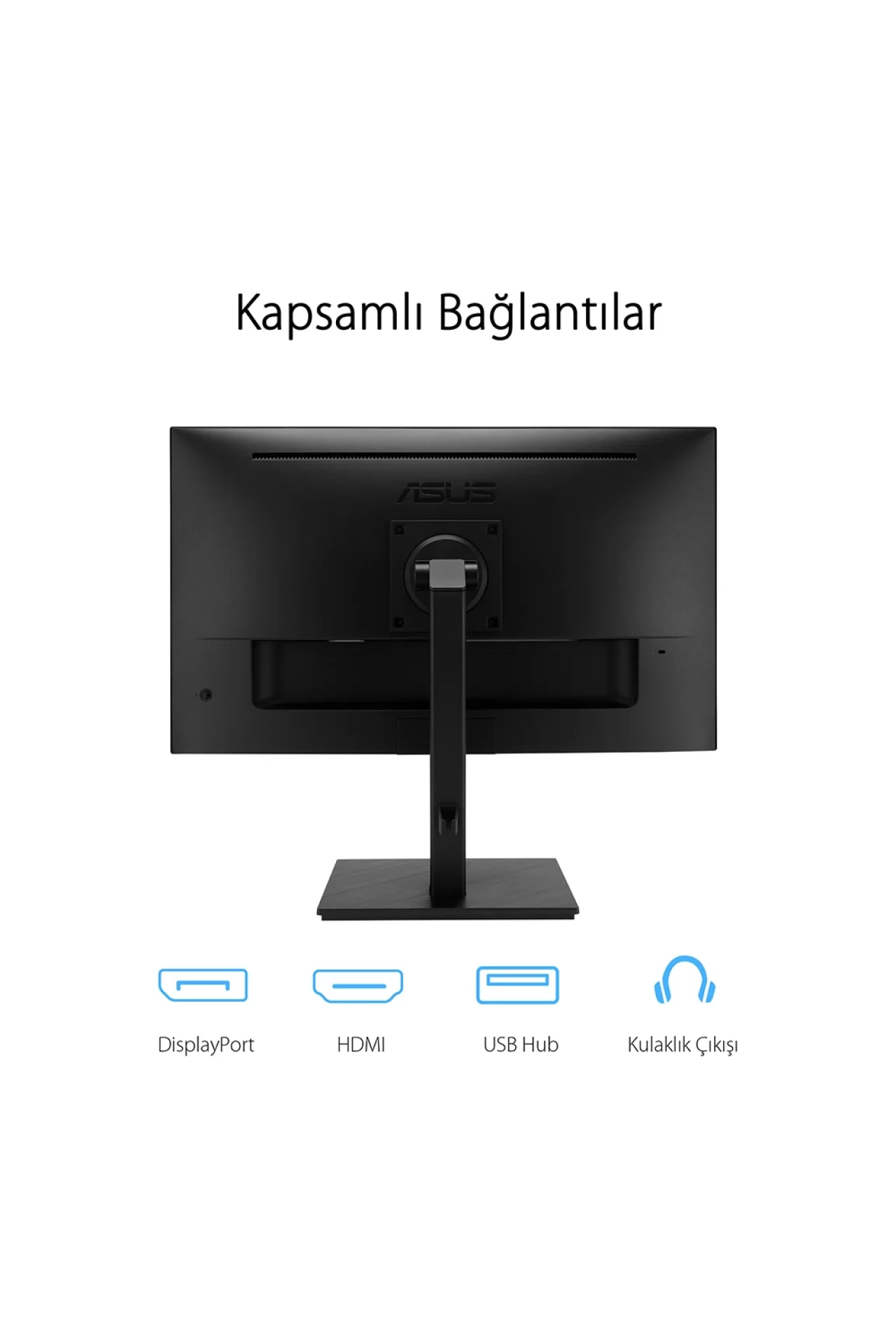 Asus VA27AQSB 27 inç 75Hz 1ms 2K WQHD Adaptive Sync IPS Pivot Monitör