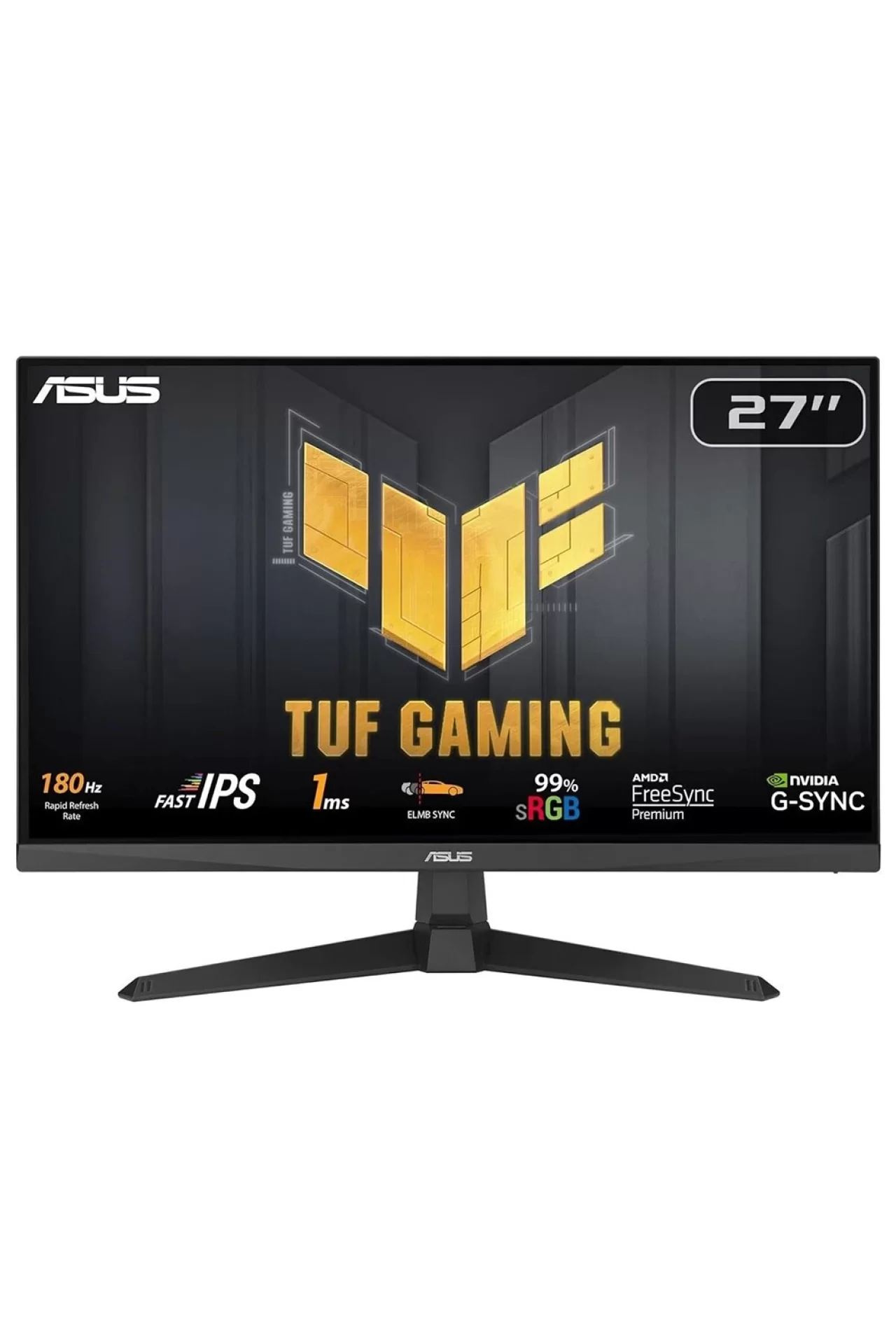 Asus Tuf VG279Q3A 27 Full HD G-Sync IPS 1ms 180Hz Gaming Monitör Siyah
