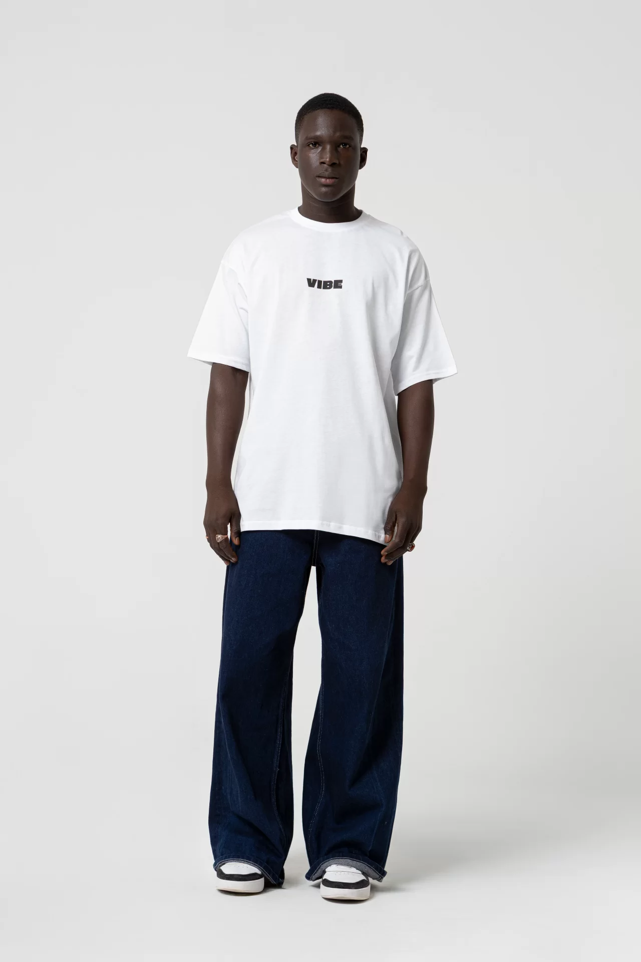 Vibe Since 1991 Oversize Beyaz T-Shirt