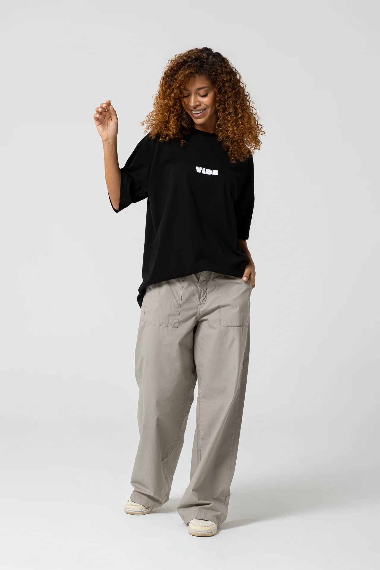 Vibe Since 1991 Oversize Siyah T-Shirt