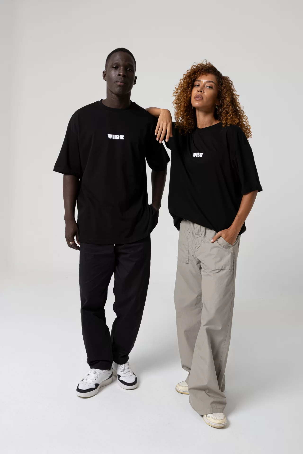 Vibe Since 1991 Oversize Siyah T-Shirt