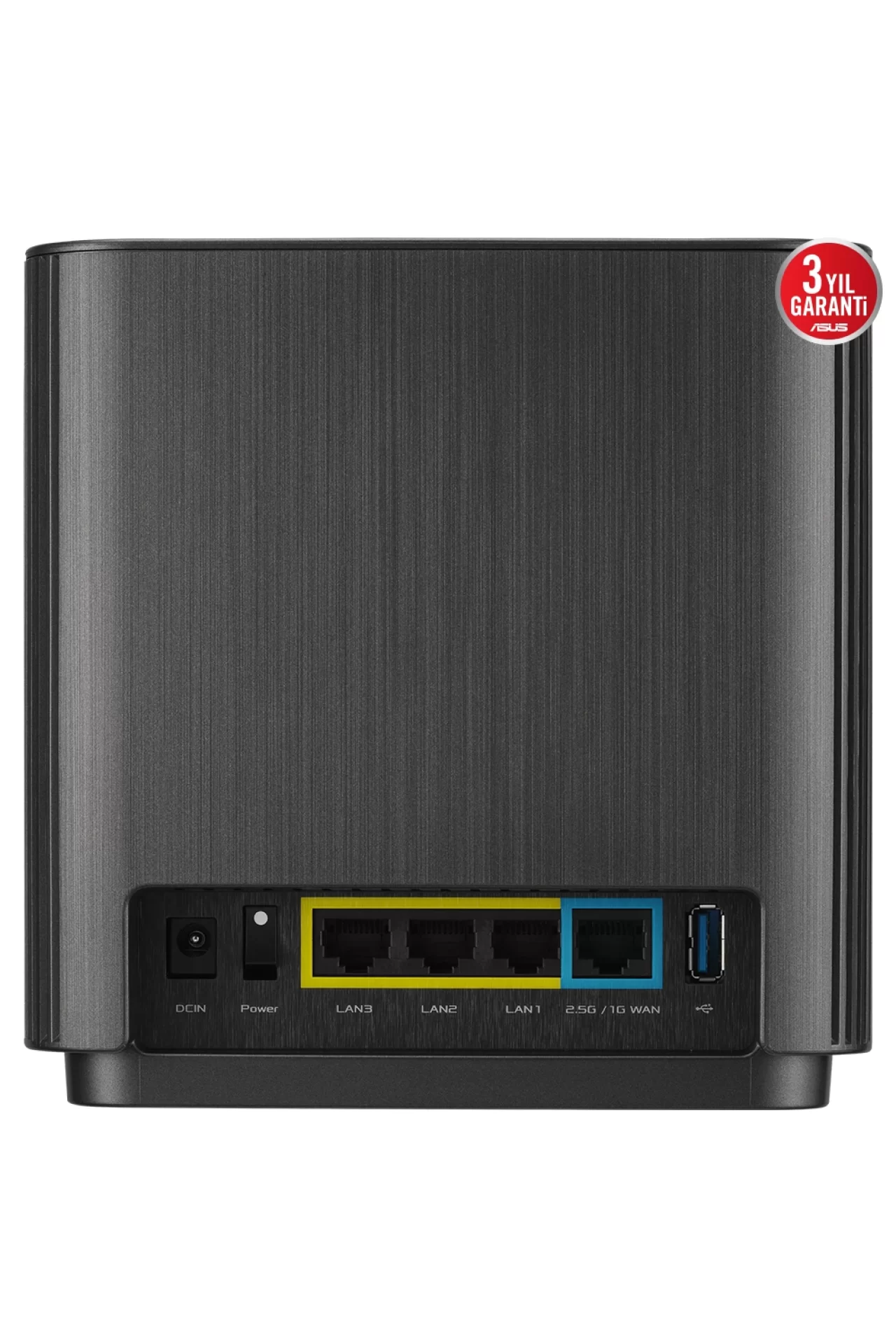 Asus ZenWiFi XT9 (Beyaz-İkili Paket) AX7800 Tüm Evi Kapsayan Üç Bantlı Mesh WiFi 6 Sistemi