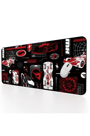 Hawk Hot Wheels High Performance 90x40 Mouse Pad