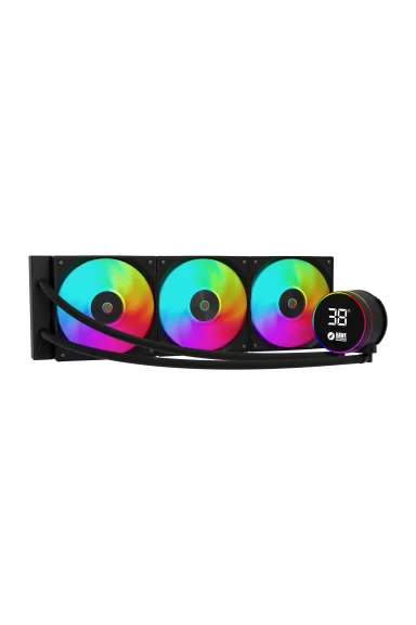 HL360 Frostbite 360mm Led ARGB AM5 ve LGA1700 Uyumlu Siyah Sıvı Soğutucu