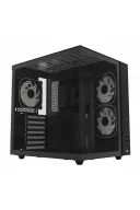 HC510 650W 80+ Bronze ARGB Akvaryum ATX Mid Tower Siyah Gaming Oyuncu Kasa