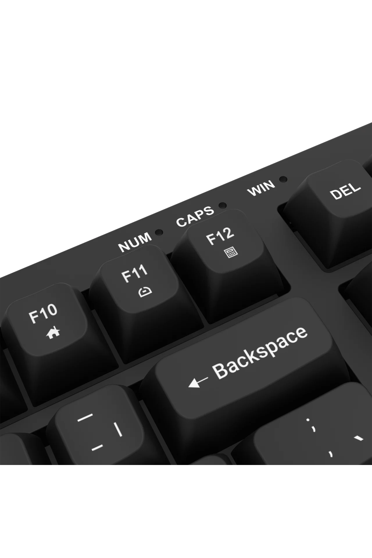 HK210 Membrane Rainbow Type C Kablolu Siyah Full Türkçe Gaming Oyuncu Klavye
