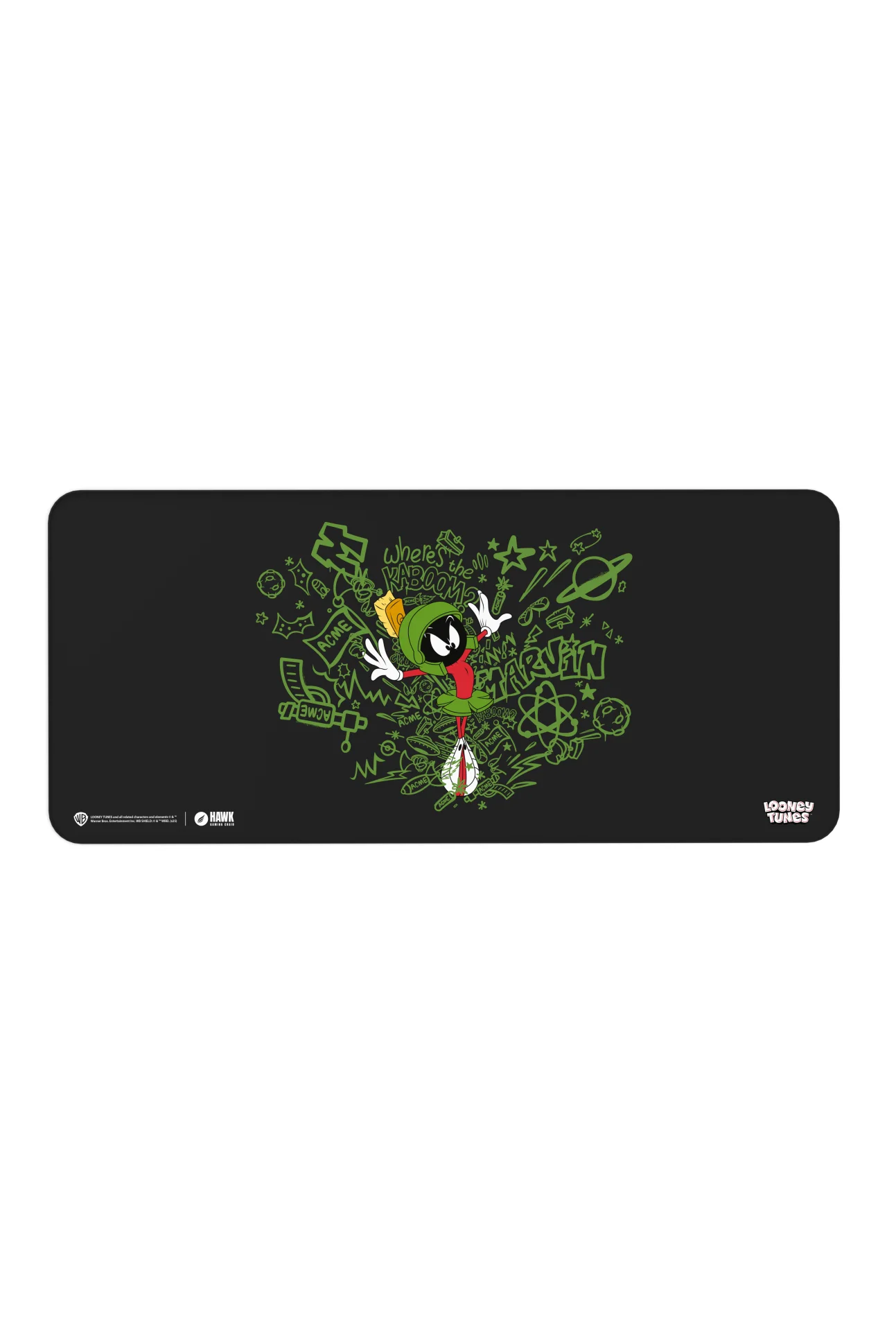Hawk Looney Tunes Marvin Graffiti 90x40 Mouse Pad