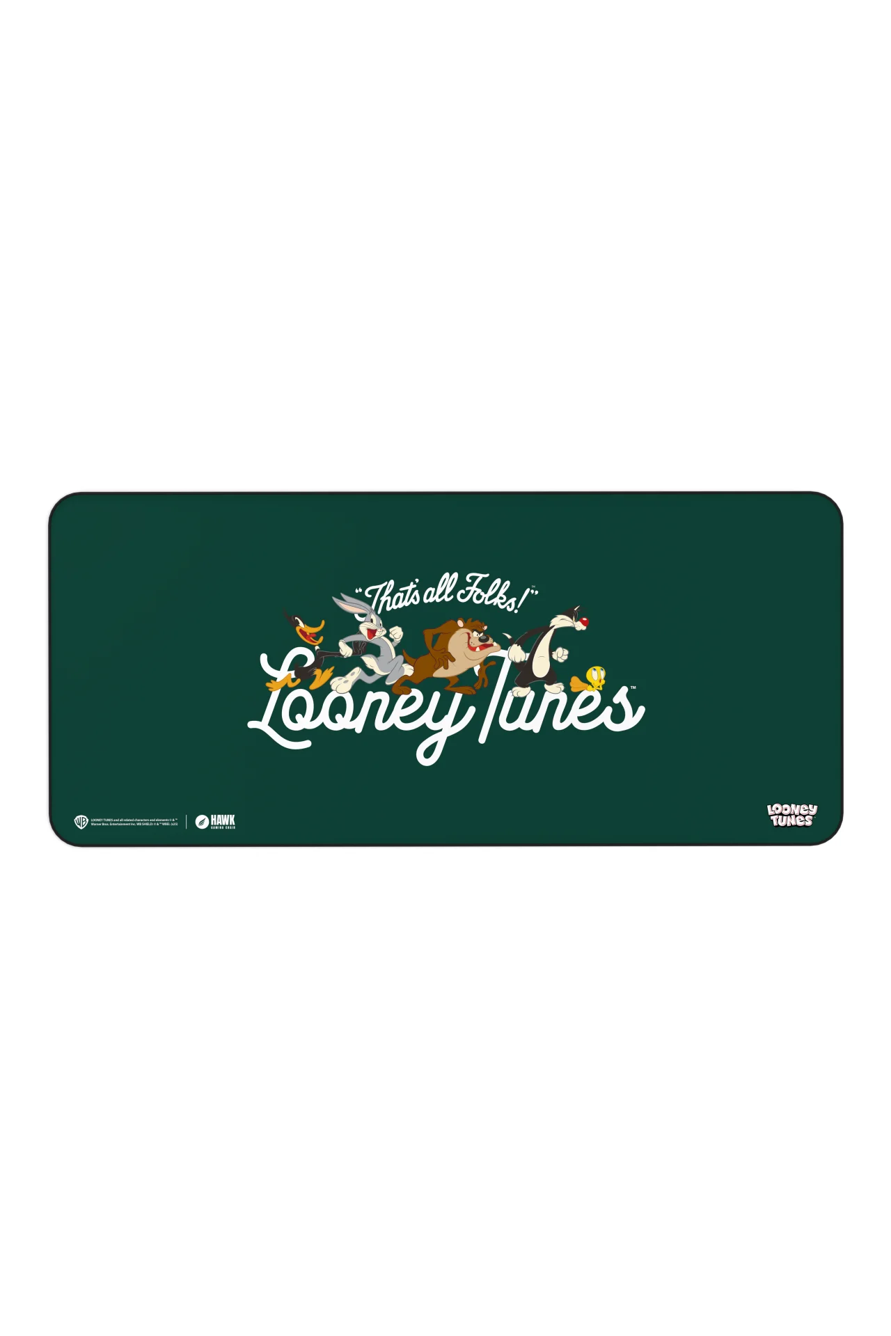 Hawk Looney Tunes Thats All Folks 90x40 Mouse Pad