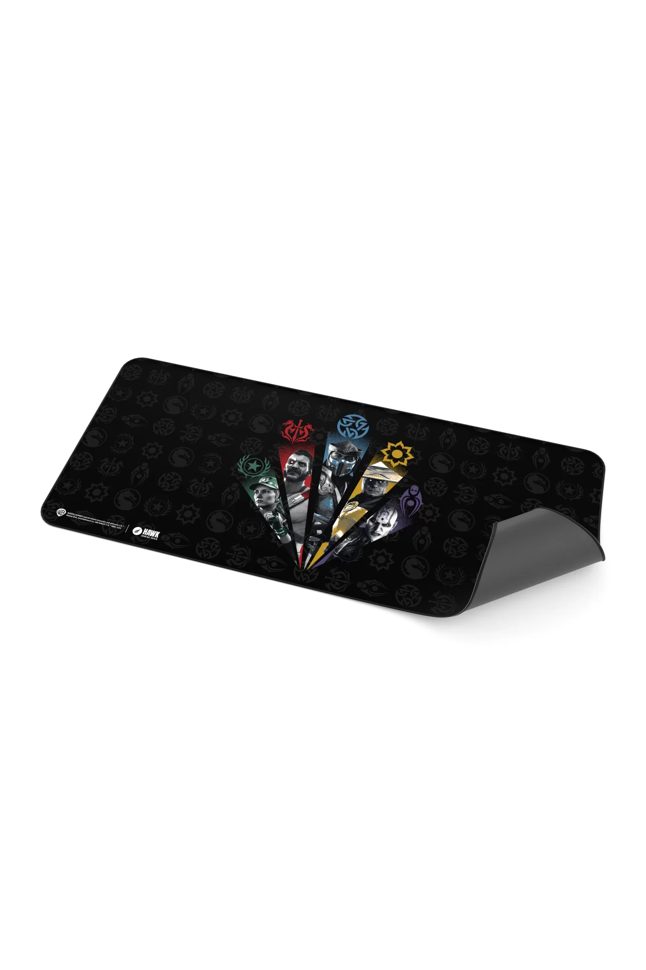 Hawk Mortal Kombat Fighters 90x40 Mouse Pad