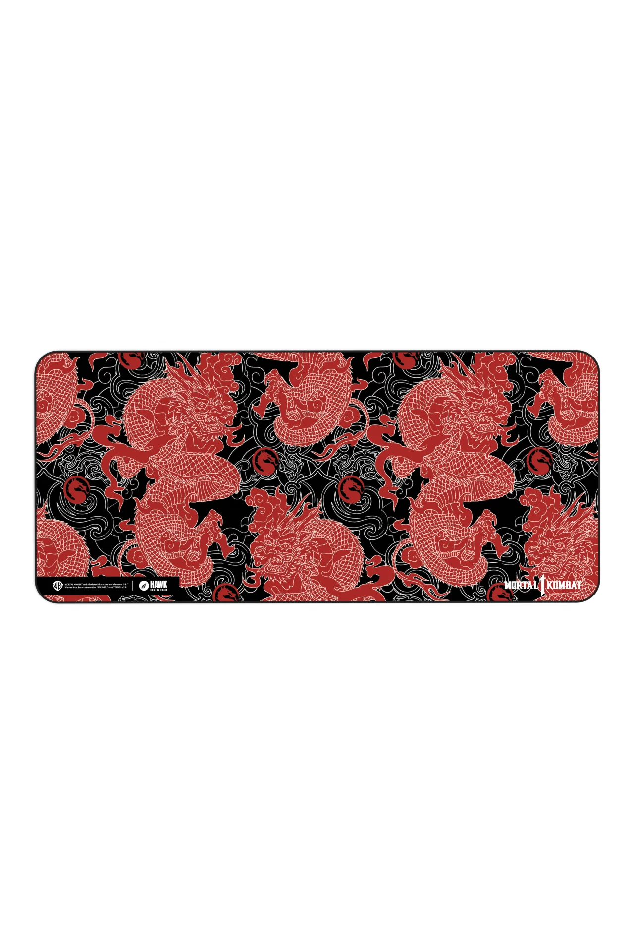 Hawk Mortal Kombat Red Dragon 90x40 Mouse Pad