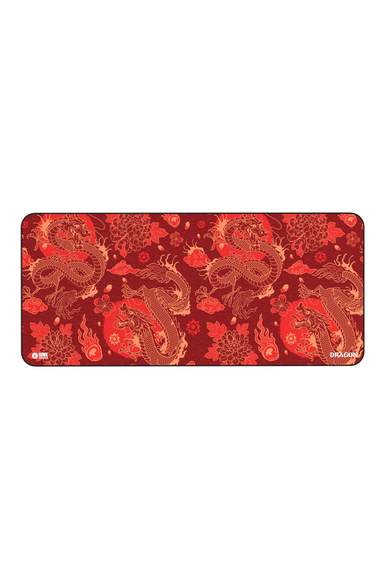 Hawk Red Dragon 90x40 Mouse Pad