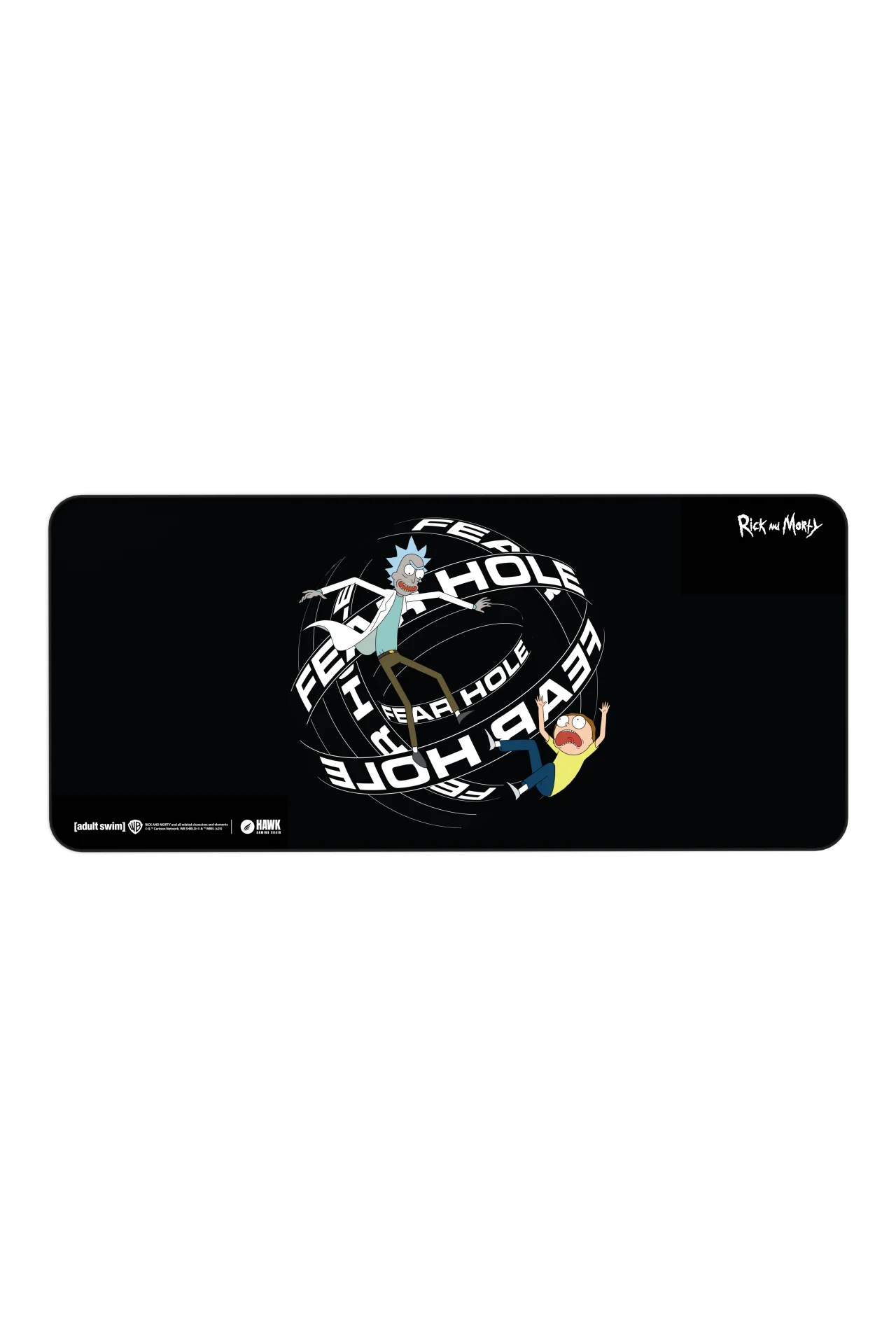 Hawk Rick And Morty Fear Hole 90x40 Mouse Pad