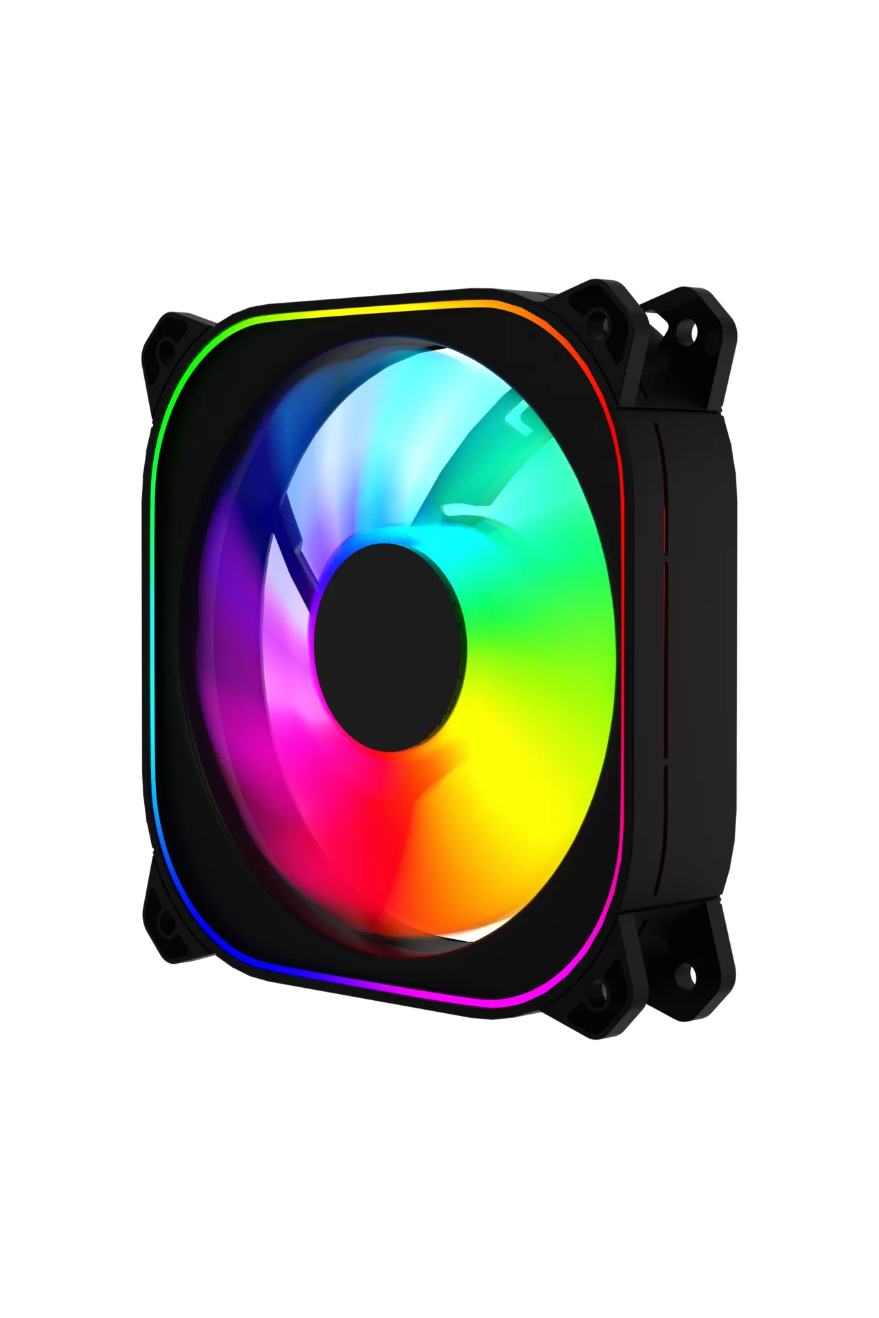 HF120 Slientforce 120mm ARGB Üçlü Siyah Kasa Fanı