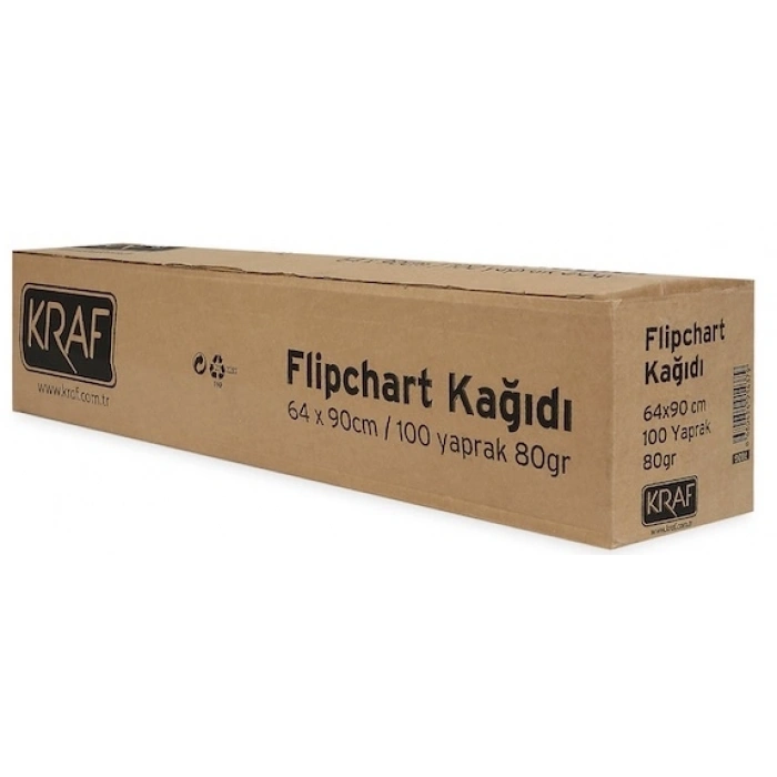 KRAF FLIPCHART KAĞIDI RULO 64x90cm 100 YP 702G