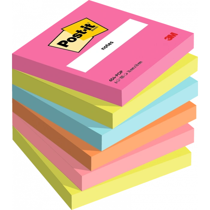 POST-IT YAPIŞKANLI NOT KAĞIDI POPTIMISTIC 76x76 100 YP