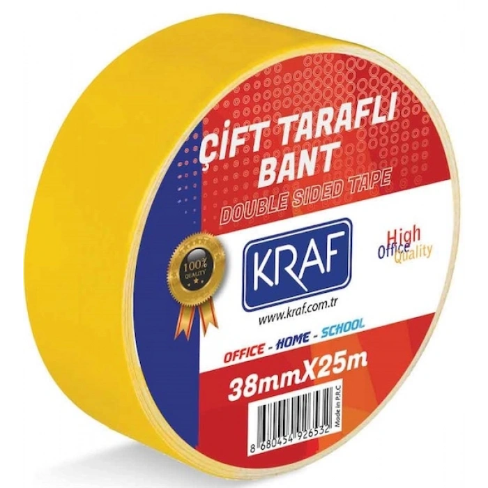 KRAF ÇİFT TARAFLI BANT 38mm x 25m