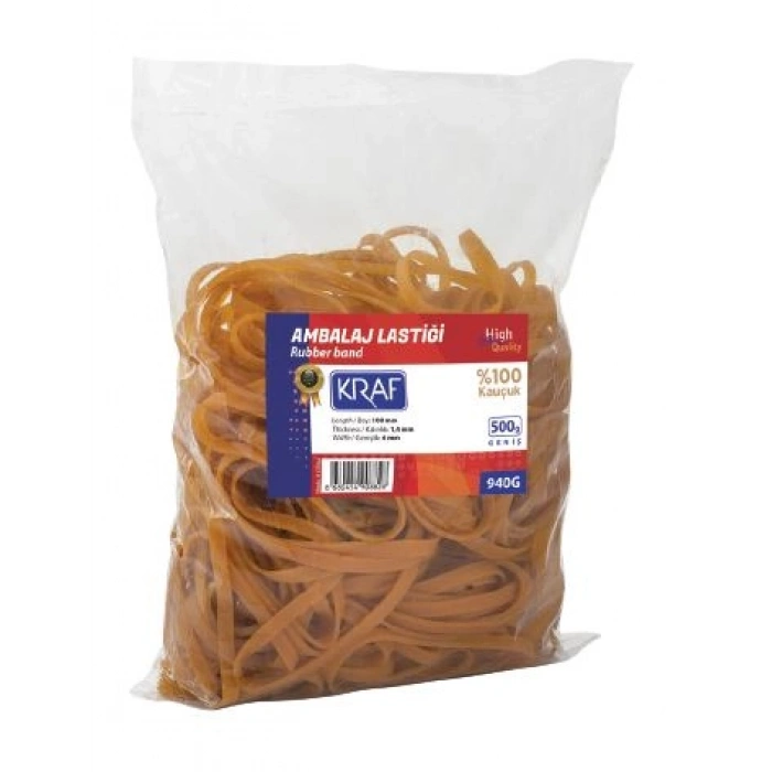 KRAF AMBALAJ LASTİĞİ %100 KAUÇUK 500g GENİŞ