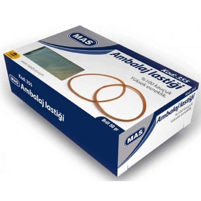 MAS AMBALAJ LASTİĞİ 50GR %100 KAUÇUK MİDİ KUTU