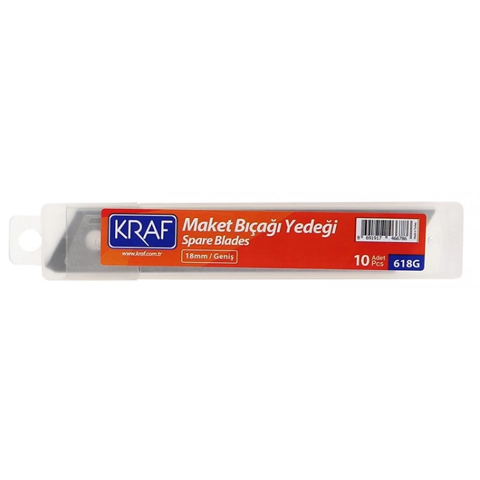 KRAF MAKET BIÇAĞI YEDEĞİ GENİŞ 10 LU