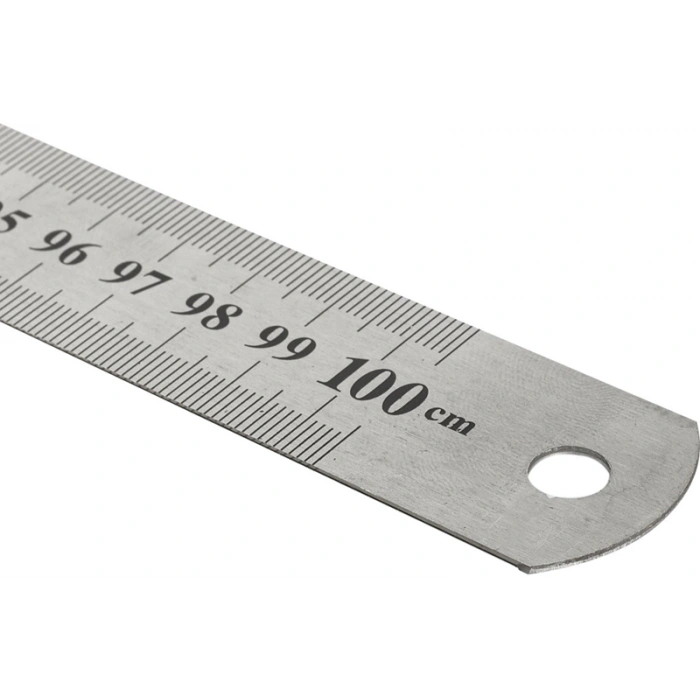 KRAF ÇELİK CETVEL 100 CM INCH ÖLÇÜLÜ
