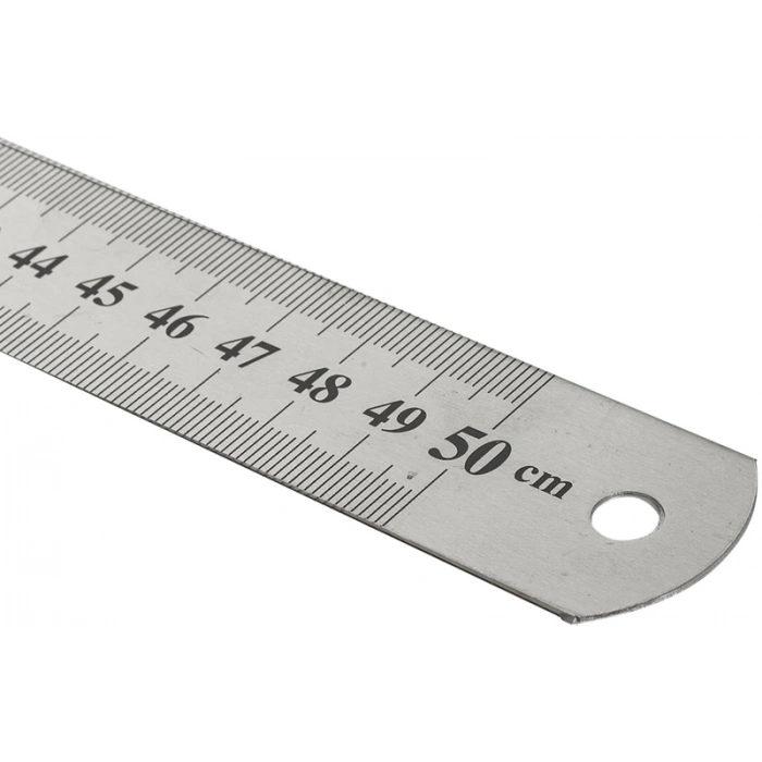 KRAF ÇELİK CETVEL 50 CM INCH ÖLÇÜLÜ