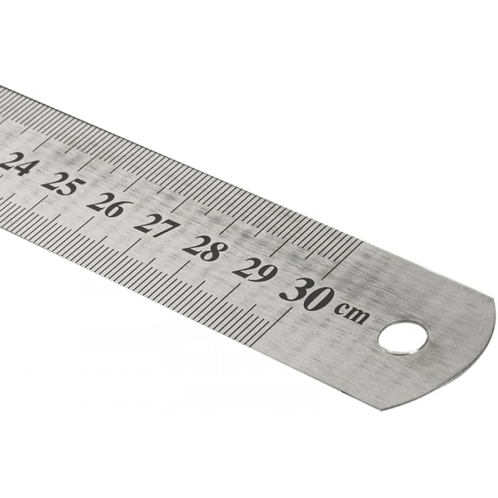 KRAF ÇELİK CETVEL 30 CM INCH ÖLÇÜLÜ